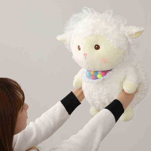 1 st 35 cm kawaii plysch alpaca leksaker söta alpakasso kudde fårdockor fylld mjuk hand varmare för flickor baby gåva J220729