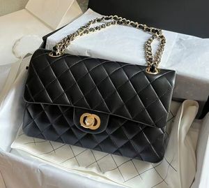 Дизайнерские сумки Сумка через плечо Totes Channel Chain s Clutch FlapWomen Luxury Hand Check Velour Thread Purse Double Letters Solid