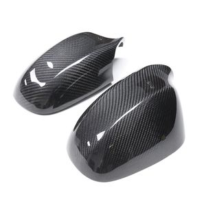 Car Exterior Side Wing Mirror Shell for E90 3-series 318i/320i/325i/330i 2005-2011 Rear View Mirrors Case Cover Carbon Fiber