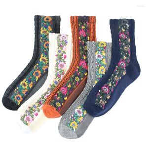 Men's Socks Ethnic Style Mens Women Sock Combed Cotton Funny Men's Tube Skateboard 1Pair