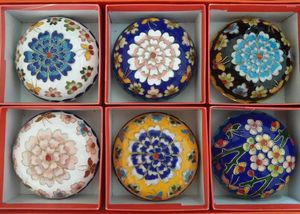 Jewelry Pouches 11 Style Handmade China Hand-Painted FILIGREE CRAFT Cloisonne Box Ornaments