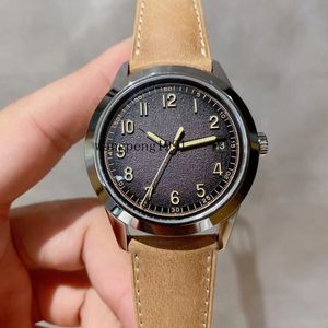 2022 Yeni Klasik Erkekler 42mm 5226G-001 Siyah Dial Cal.26-330 S C Hareketi Deri Kayış Mekanik Otomatik Erkek Kol saatleri