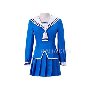 Anime Fruits Basket Cosplay Costume Tohru Honda Jk Uniform Girl School Uniform Women Sailor Dress Halloween Party Carnival Cloth J220720