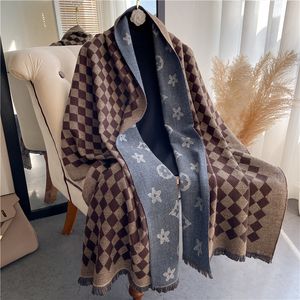 Stylish Women Cashmere Scarf Classic Full Letter Designer Scarf Soft Smooth Wime Wraps With Tag Autumn Winter Long Shawl246t