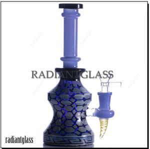 Hopahs tjock glas bong kon bongs 5 ​​mm tjock rökning vattenrör med 19 mm glasskål