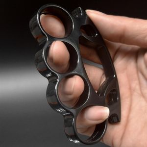 Kopf rund mittel verdickt Edc Vier-Finger-Tigerfaust-Set Kampfkunst Verteidigung Handschnalle Autoausrüstung Ring D9CL275V