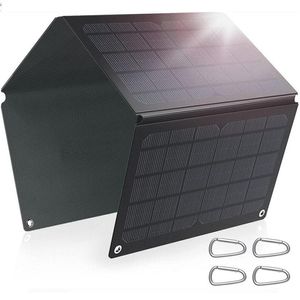 40W ETFE Solar Painel Charger com Controlador de tensão USB 5VDC12V Carregador solar de saída dupla para 12V Battery308N