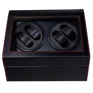 Watch Boxes Cases High End Automatic Winder BoxWatches Storage Jewelry Holder Display PU Leather Box Ultra Quiet Motor Shake280S