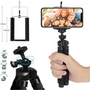 Treppiedi Mini treppiede Cellulare per smartphone Supporto per supporto per fotocamera Selfie Stick Sponge Octopus Treppiede allungabile Supporto per cellulare