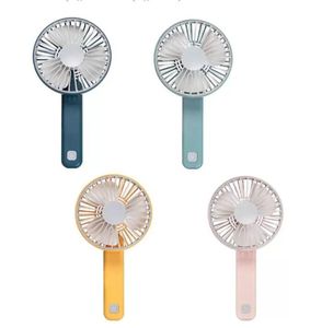 2022 neue Mode Favours Mini-Handventilator USB wiederaufladbare Ventilatoren Tragbarer Klapptischventilator Frauen Home Office Outdoor Geräuscharmer Lüfter