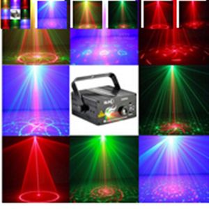 3 Lens 40 M￶nster Black Mini Projector Red Green Blue DJ Disco Light Stage Xmas Party Laser Lighting Show 110 - 240 V257V