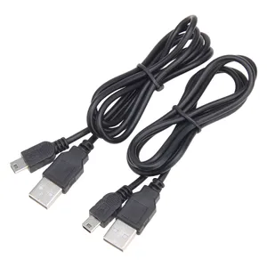 1M Mini USB Charge Cord Cable For Sony Playstation PS3 Controller Charging Cables Line Black