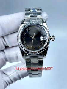 Topsinging Watch Watch Exclude Watch 31mm 18k الذهب الأبيض مع Diamonds Red Dial 178334 Automatic 2813 Mechanical Stafless Steel Watches Wather Wather