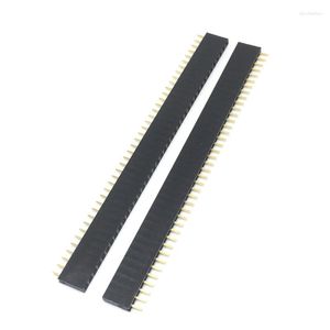 Lighting Accessories 10pcs 40 Pin 1x40 Single Row Male And Female 2.54 Breakable Header Connector Strip For Arduino Black