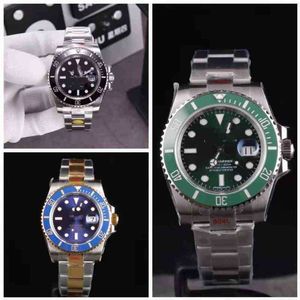 Diver N Factory Green Black Blue Water Ghost Watch Business بالكامل