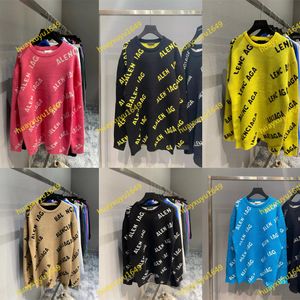 Mens Womens Designers Maglioni Pullover Maglione a maniche lunghe Felpa Ricamo Maglieria Abbigliamento uomo Stampa di lettere invernali