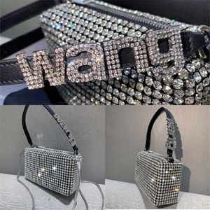 handbags bag Full Rhinestone Women Handbag bags fashion flap Shiny Wang Crystal Totes High Quality small purses for women with box