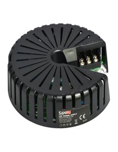 SANPU Ultra Thin Power Supply V V W ACDC Lighting Transformer LED Driver Aluminum Round for LEDs Strips Lights1273843