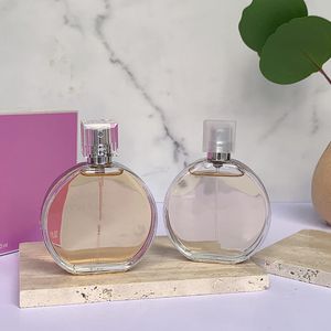 perfumy dziewczęta Parfum Luksusowy projekt różowy żółty zielony eau tendre przypadek kobiety 100 ml najwyższa wersja klasyczny styl długoterminowy czas szybki statek