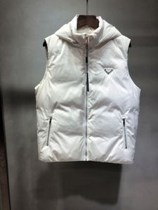 Autumn e inverno Classic Brand Mens Down colete de alta qualidade Zipper Pocket Stitching Design de tamanho chinês Colete de designer de luxo