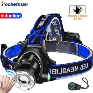 10000LM LED Headlamp Brightest Zoomable Headlight T6 L2 V6 LED Head Light Head Lamp Waterproof Front Torch Use 18650 Fishin181b