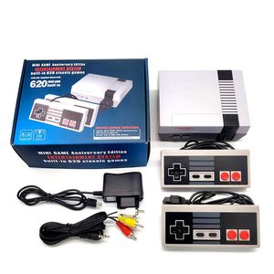 Mini TV Video Entertainment System Game Consoles Bulit-620 in 1 Classic Retro Handheld Games Player 8 Bit For NES FC Family Kids Double Players Gaming