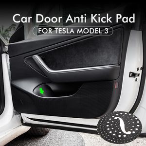 Model3 Car Door Teslaモデル3保護ステッカーサイドエッジフィルムプロテクターモデル3つのインテリアアクセサリー用