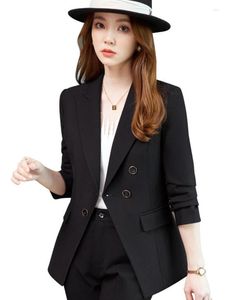 Women's Two Piece Pants Long Blazer Office Uniform Lady Dress Design Woman Suit