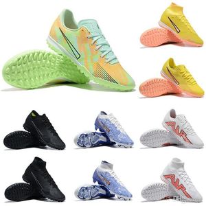 Mercurial SuperFly 15 IX Elite FG ACC Soccer Cleats Men's Shoes Knit Sock Boots Yellow Red Black White Low High Top Cleat Zooms Trainer World Cup Football Training Shoes