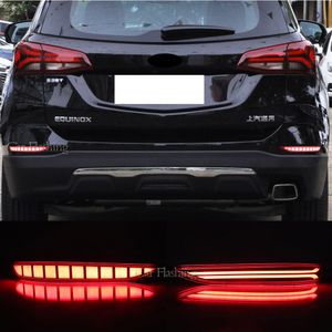 1 SET CAR LED -bakre stötfångare bakljus för Chevrolet Equinox 2017 2018 2019 2020 2021 2022 Reflektor Lamp Broms Stop Light Turn Signal