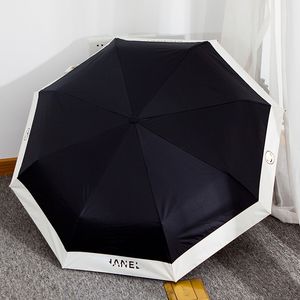 Ombrello automatico di lusso in metallo Sun Rain Ombrello pieghevole di design