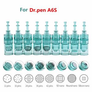 Dr. Pen Ultima A6S Derma Pen Needle Cartridges bayonet facterment Head Tip Micro-needling 11/16/36/42 PIN NANO