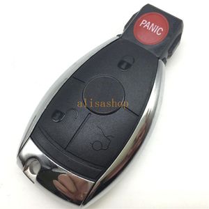 Replacements car key cover 3 1 buttons remote key case shell with blade for Mercedes Benz with logo USA style343B