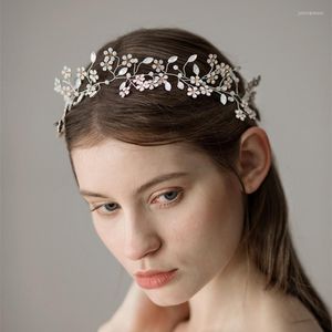 ヘッドピースMyFeivo Exquisite Plum Blossom Bridal Headgear Korean Wedding Dress Bride Headband HQ1400