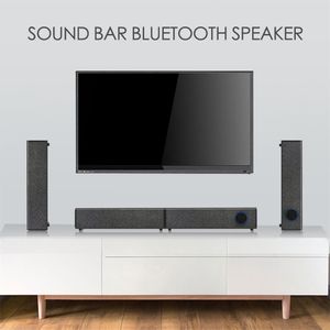 Portabel Bluetooth High Power Separerable TV Sound Bar System Computer Speakers Music Center med Aux RCA Cable