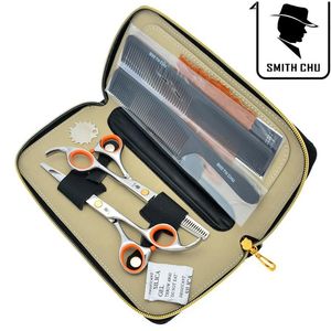6 inch New Smith Chu Selling Professional Hairdressing Shears Set Cutting Thunning Hair Scissors Salon Kit Barber Razor LZS002873