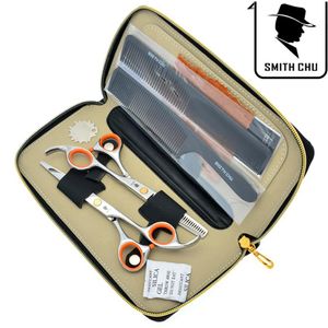 6 inch New Smith Chu Selling Professional Hairdressing Shears Set Cutting Thunning Hair Scissors Salon Kit Barber Razor LZS00274D