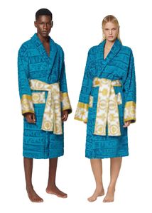 Roupas masculinas Mens Luxo Classic Cotton Robe Men and Women Brand Sleepwear