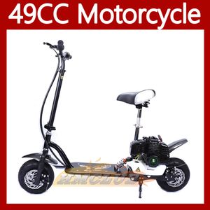 Mini Motorciclo de Gasolina para Adultos de 4 tempos 4 AVC 49cc 50cc ATV Off-road Real Superbike Moto Bike Gasoline Racing Racing Autociclo Autociclo Pequeno Autociclo Livre Navio Livre