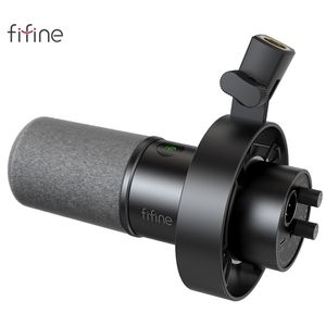 Microphones FIFINE USBXLR Dynamic Microphone with Shock Mount Touch-mute headphone jack Volume Control for PC or Sound Card Recording -K688 221107