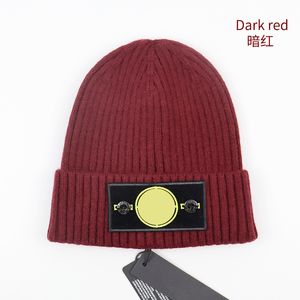 Elegante clássico crânio bonés gorro chapéus designer carta jacquard preto branco gorro para homens mulheres chapéu de lã quente unisex st bonés