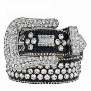 Mens Desginer Belt Classic BB Simon Belt Fashion Diamond and Gemstone Combination Decoration Belts Luxury Leash High Qulity Leash 779