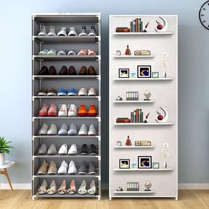 Clothing Storage Multilayer Shoe Rack Organizer Space Saving Stand Holder Dust-proof Cabinets Non-woven Shelves Living Room Furniture