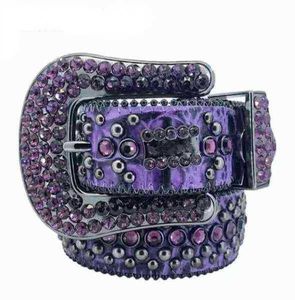 Mens Desginer Belt Classic BB Simon Belt Fashion Diamond and Gemstone Combination Decoration Belts Luxury Leash High Qulity Leash 332