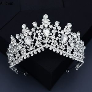 Sparkle Crystals Cabeças de cabeça de nupcial coroa feminina e tiaras para a faixa de cabeça de casamento de jóias de faixas de cabelo jóias Acessórios para cabelos AL9712