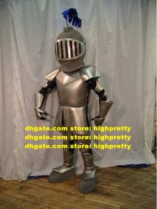 Mascot Costume Knight i Shining Armor Warrior Soldier Fighter Adult Cartoon Character Mise En Scene Business Street ZZ7822