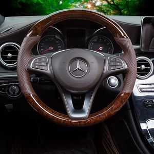 DIY Hand Sewn Steering Wheel Cover Is Suitable for Mercedes Benz E300 C200 C260 Gle320 Gle400329p