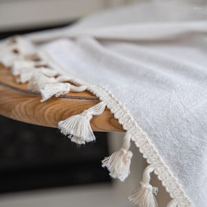 Tenda Yaapeet in cotone bianco con asta di nappa tende grigie semi-ombreggiate per soggiorno camera da letto tende da finestra mantovana trasparente