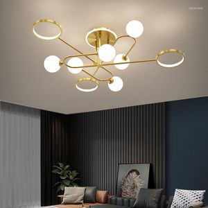 천장 조명 현대 북유럽 LED 샹들리에 거실 침실 홈 램프 조명 샹들리에 decorati
