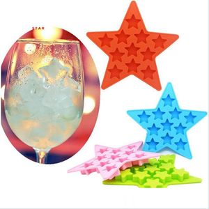 Bakning formar Sile Pentagram Mögel Summer Bar Drink Whisky Star Shape Ice Cake Mod Drop Delivery Home Garden Kitchen Dining Bakeware DH9TU